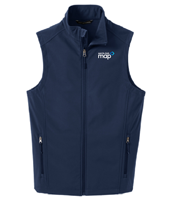 Men's Softshell Vest, Navy