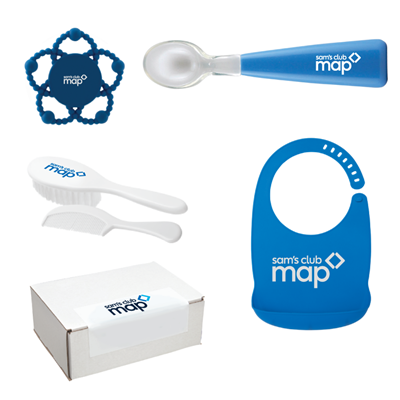 Baby Kit, Blue & White